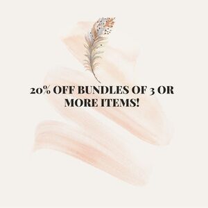 20% off 3+ items! 🩶 *read description*
